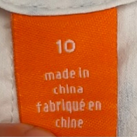 Joe Fresh Cotton Floral Embroidered Blue & White Shorts - Picture 11 of 12